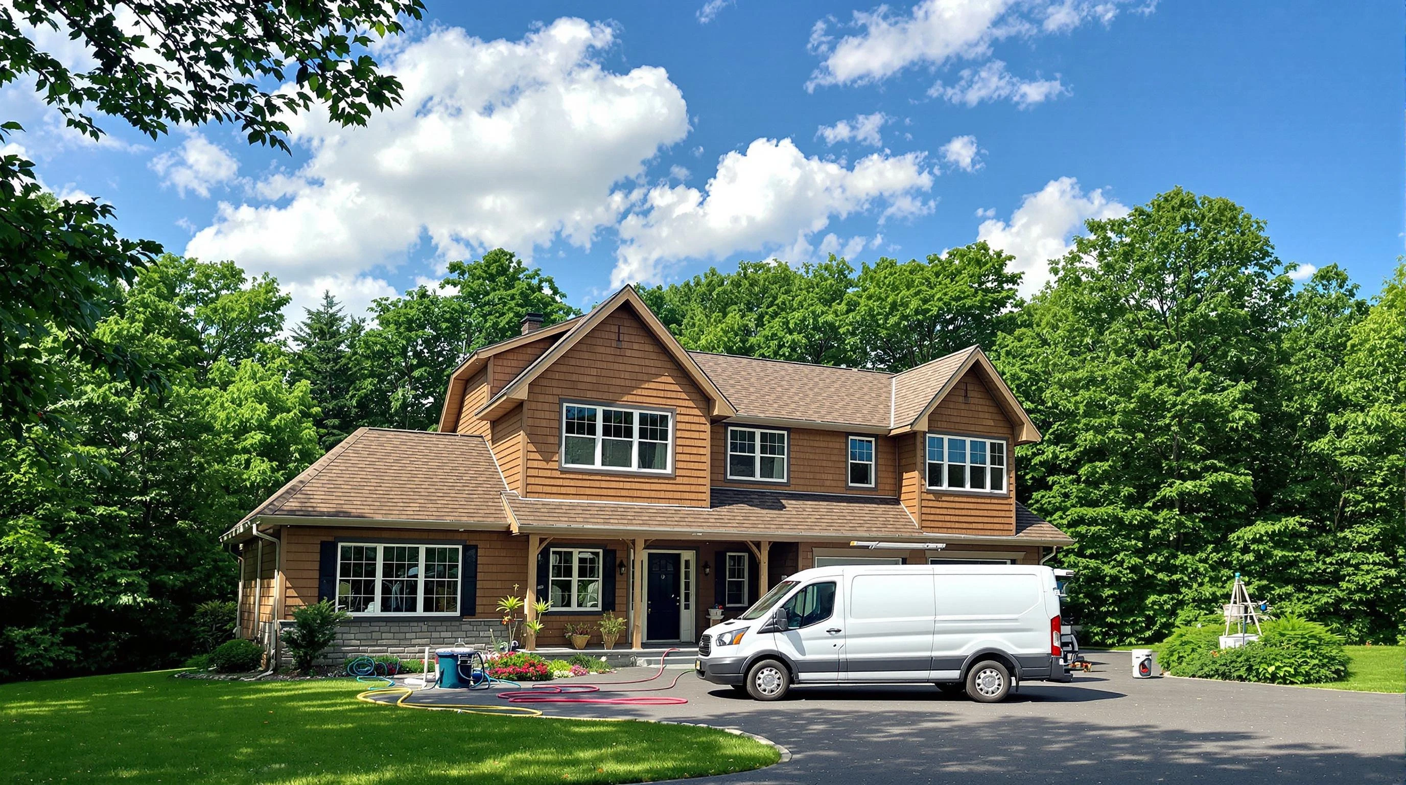 Worcester Air Duct Cleaning air duct cleaning crew working in Paxton, MA