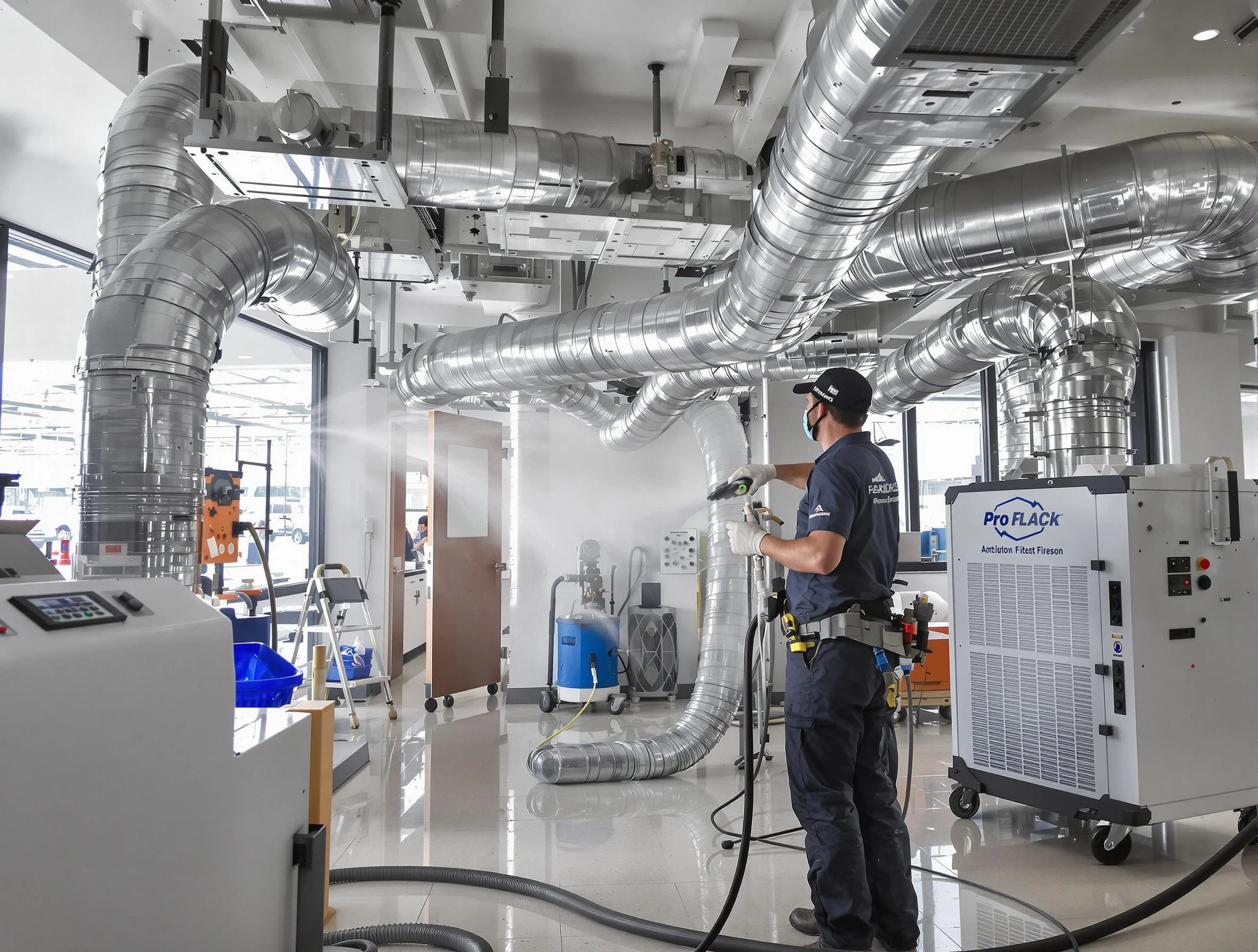 Negative Pressure Air Duct Cleaning in Worcester